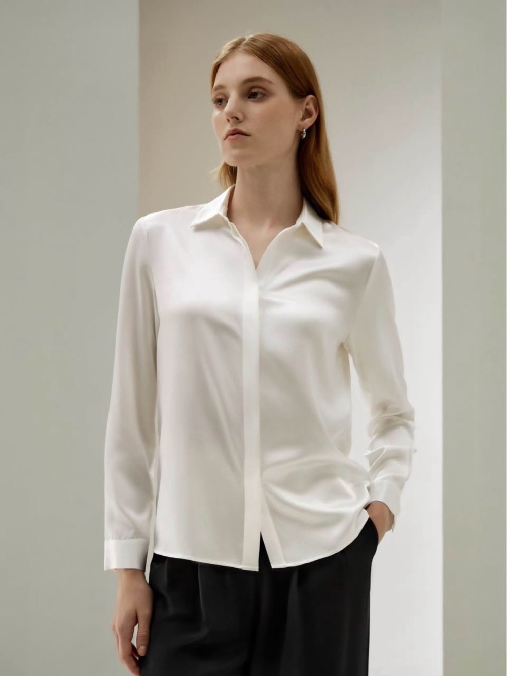 Massimo Silk Button Down